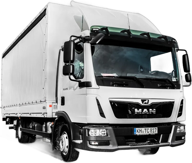 Weißer LKW
